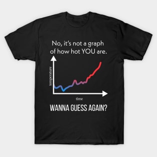 Global temperature graph T-Shirt